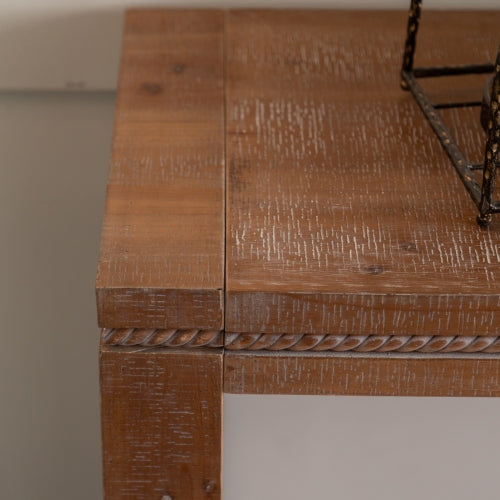 Console Table With Solid Wood For Living Room, Long Sofa Table Behind Couch, Retro Narrow Entryway Table For Hallway Foyer