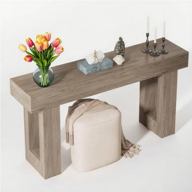 Wooden Rectangular Sofa Table