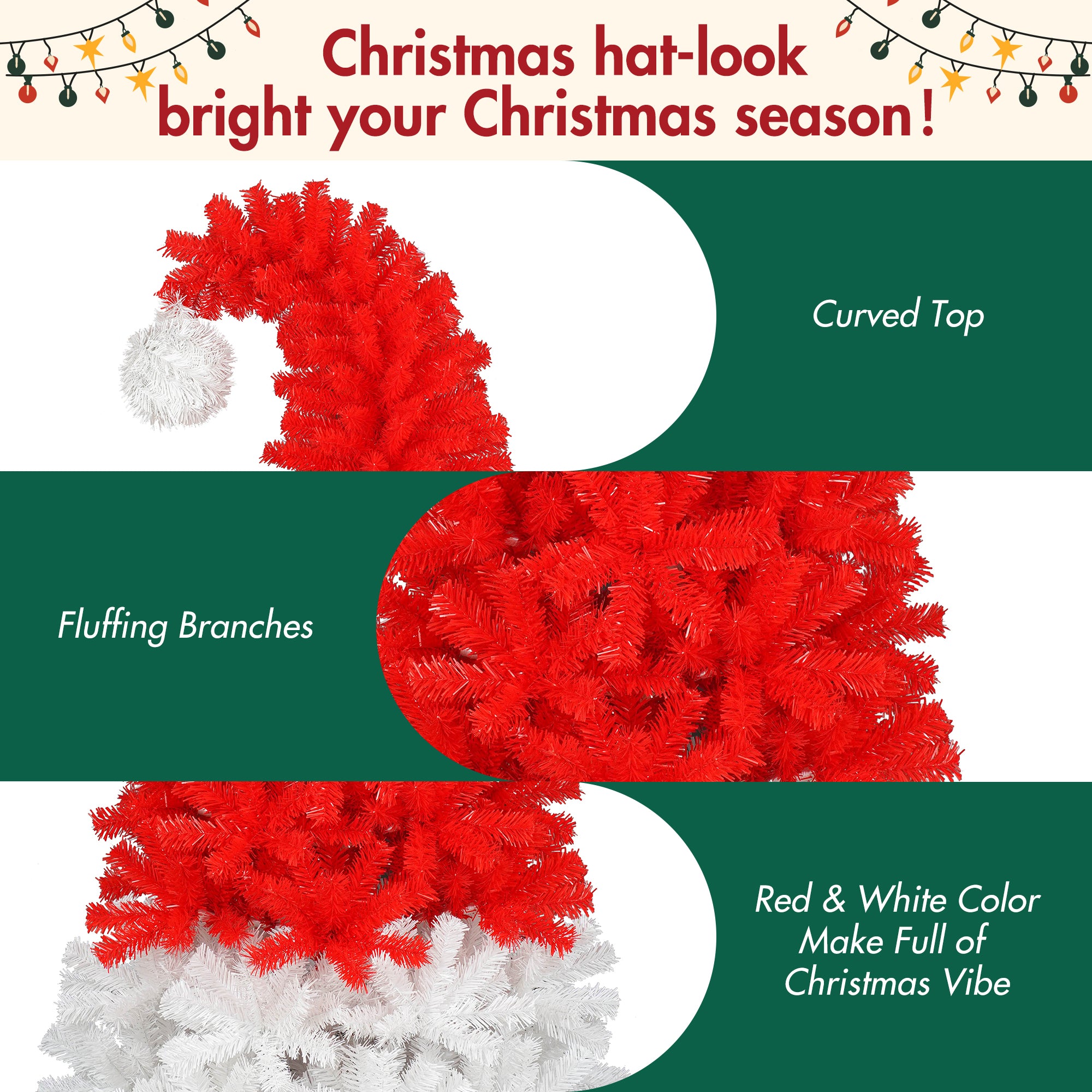 Whimsical LED Christmas Tree