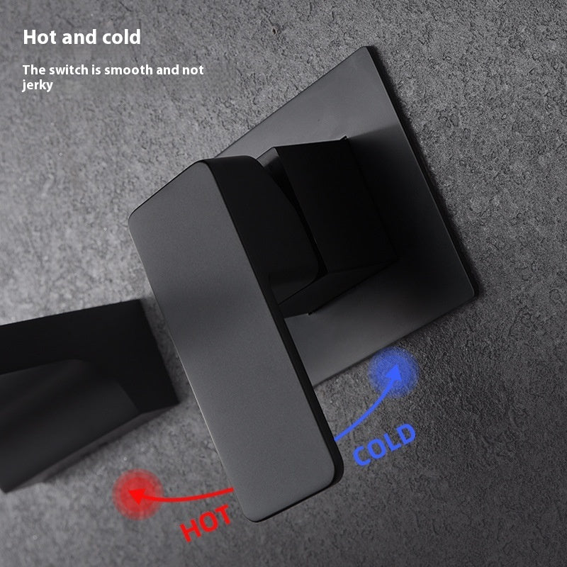 Embedded Inter-platform Basin Copper Faucet