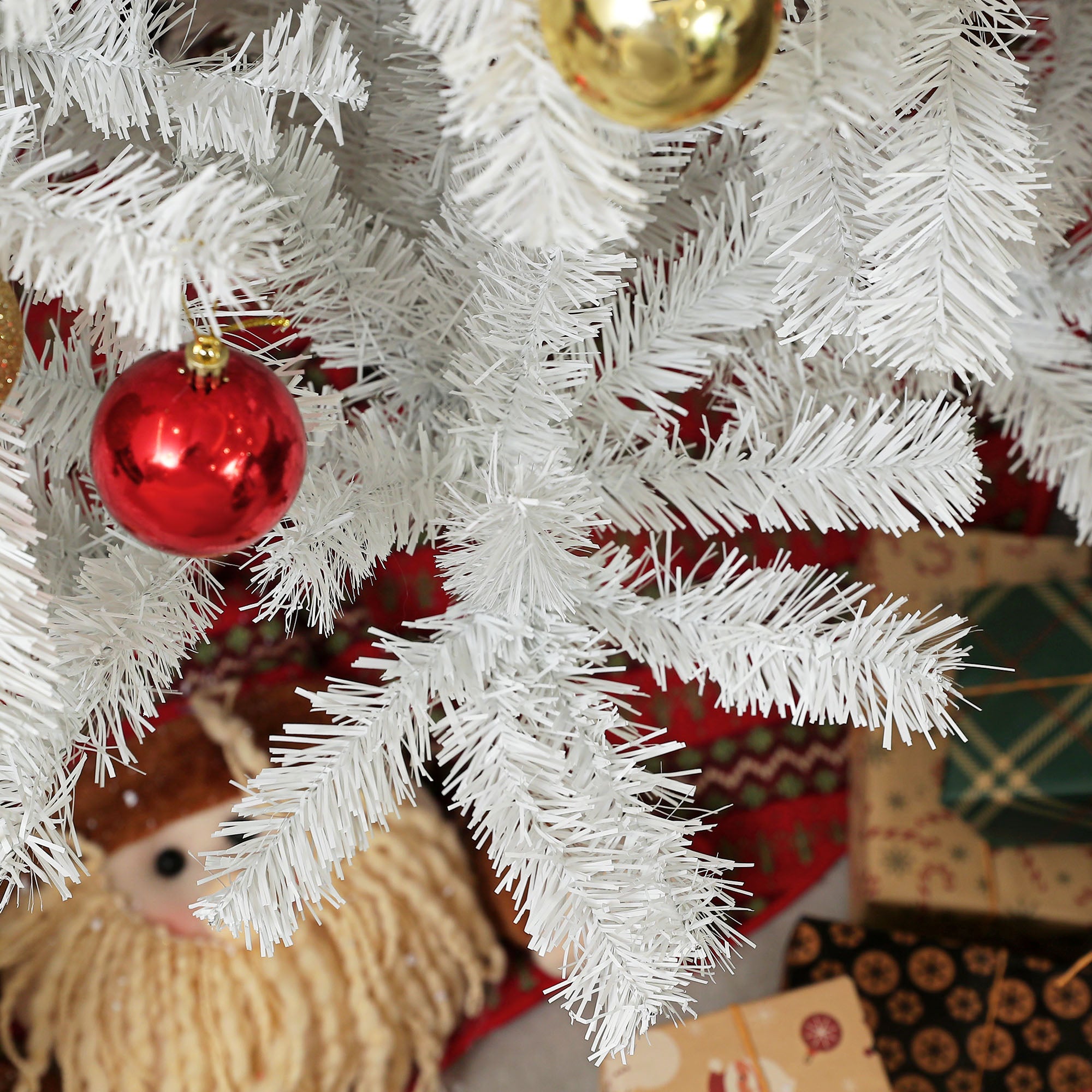White Tall Christmas Tree