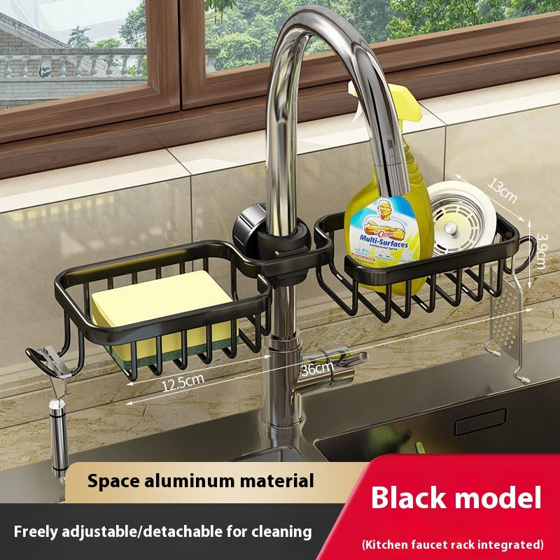 Kitchen Faucet Scullery Multifunctional Storage Rack