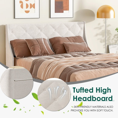 Carbon Gray Metal Bed