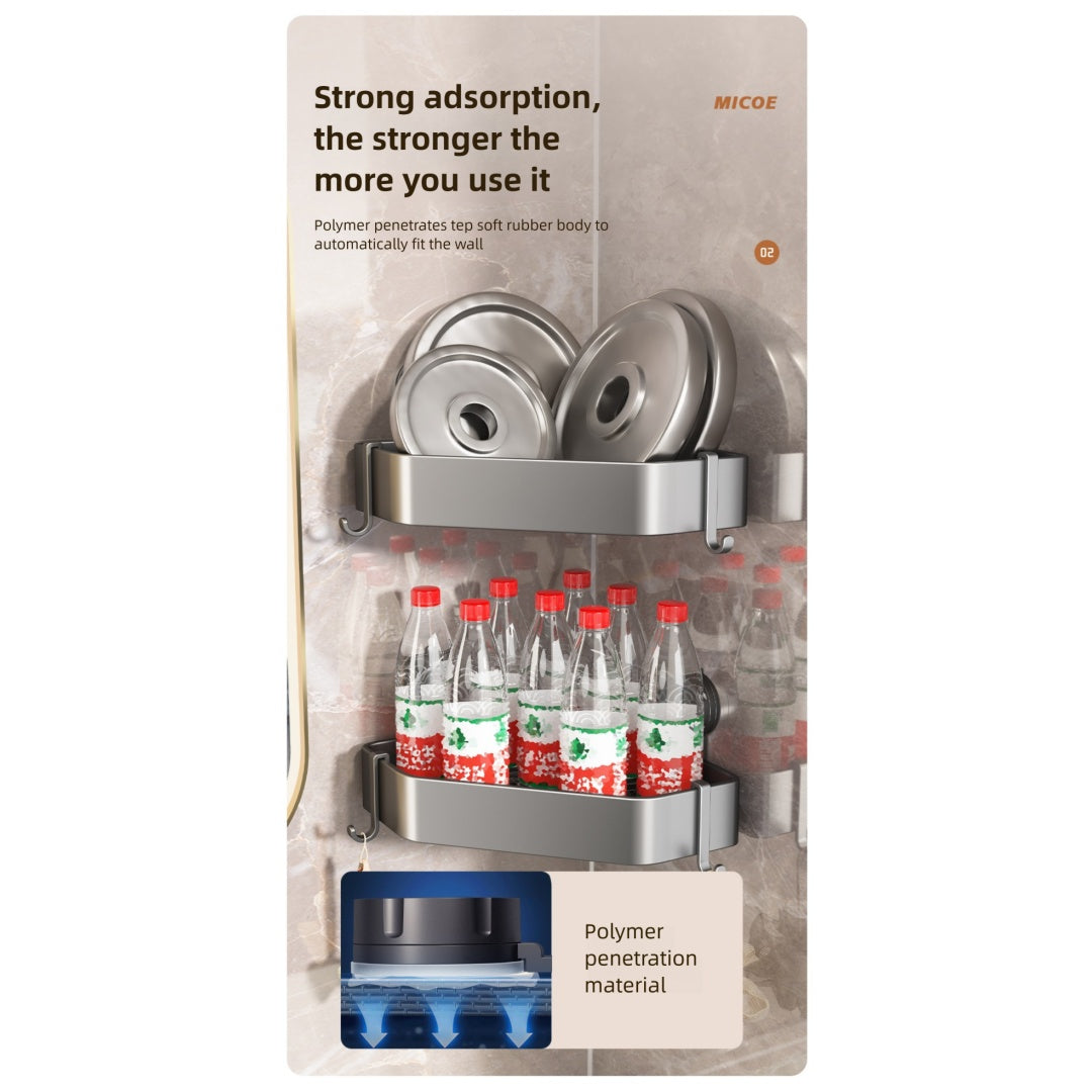 Suction Cup Bathroom Corner Bracket