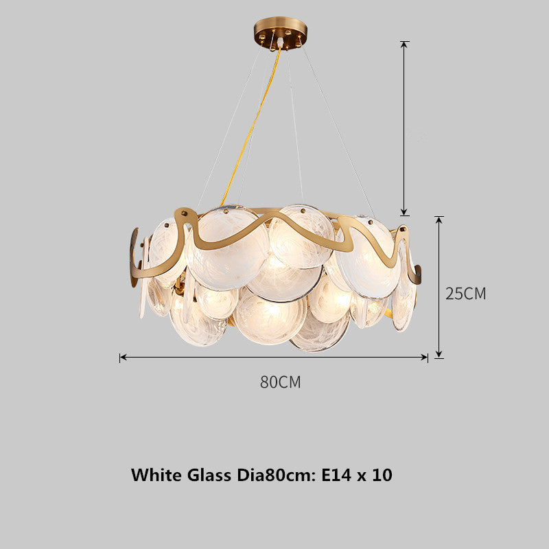 Glass Bar Chandelier