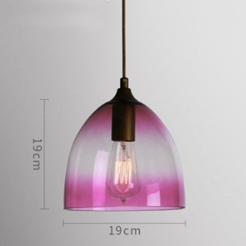 Glass Minimalist Bar Chandelier