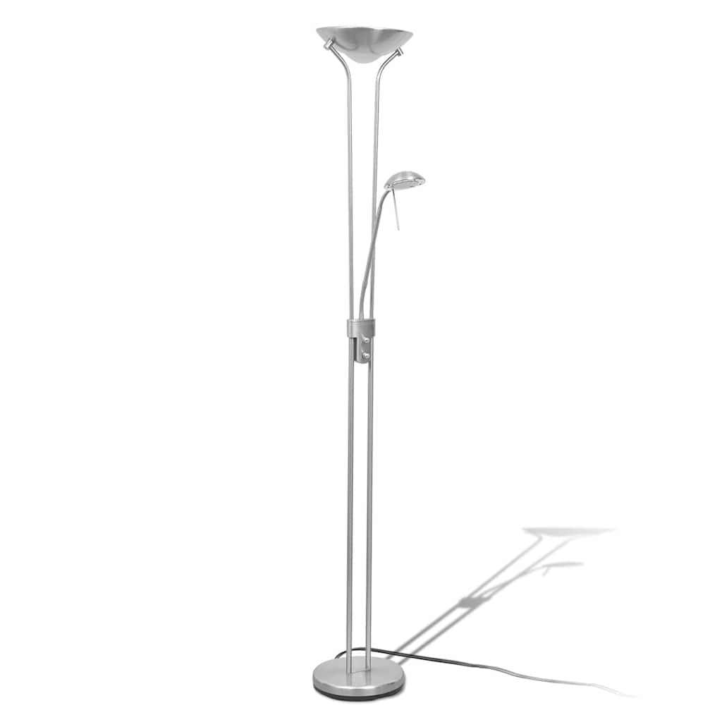 Modern LED Floor Lamp Black Dimmable Warm White