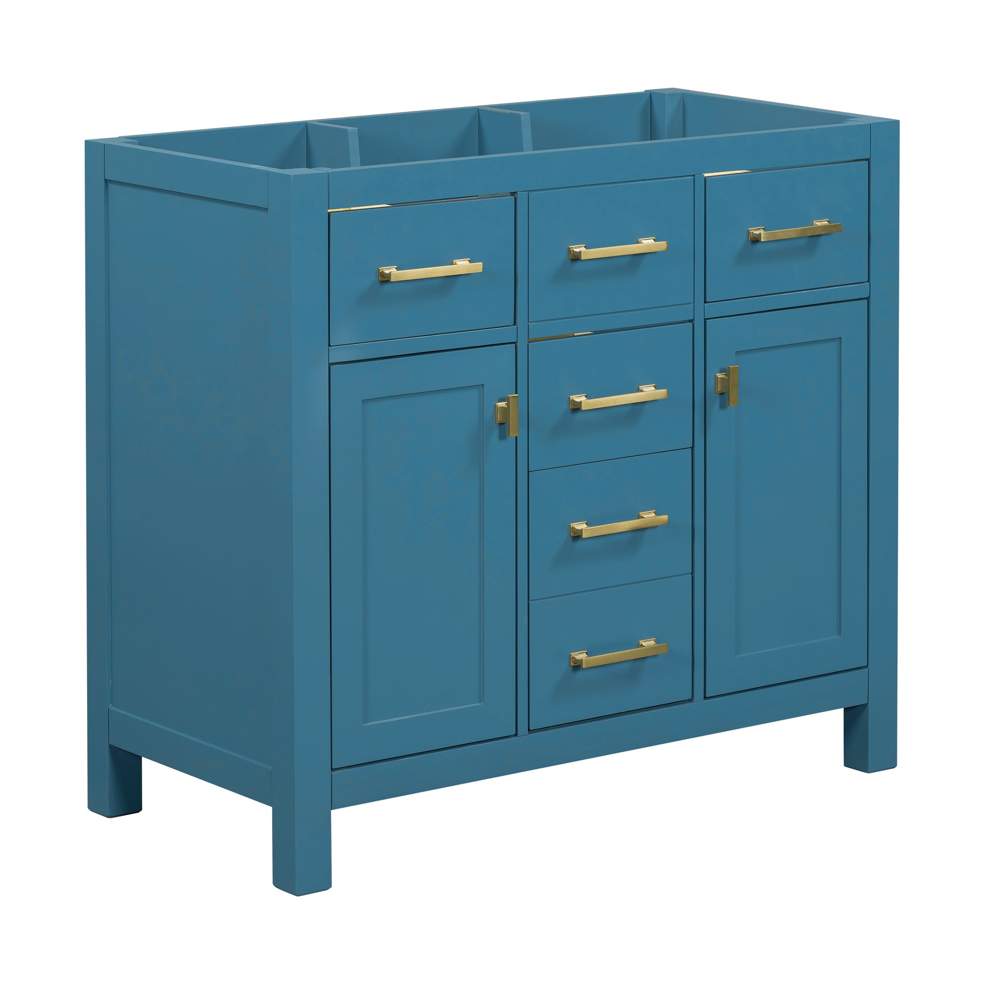 Wood Freestanding Bathroom Cupboard