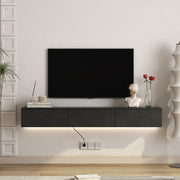 Black Gloss LED TV Stand