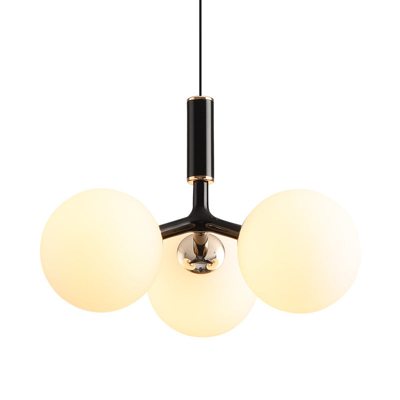 Nordic Cream Style Living Room Sofa Edge Bedside Chandelier