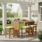 Acacia Wood Bar Set