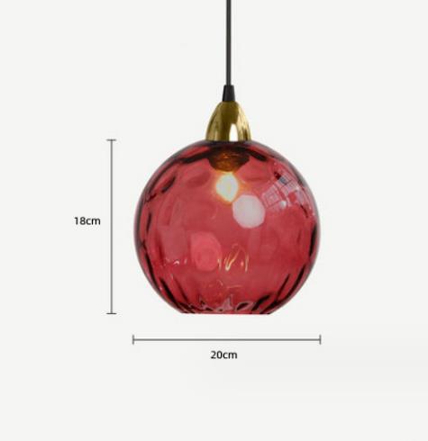 Glass Chandelier Pendant Light