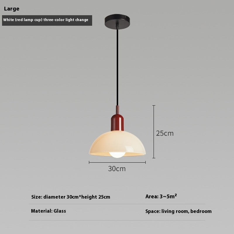 Antique Chandelier Restaurant Simple Modern Bauhaus Creative Glass Retro