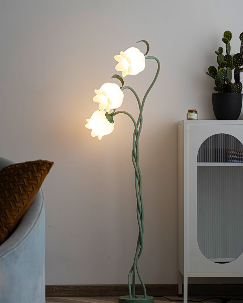 Pastoral Flower Floor Lamp