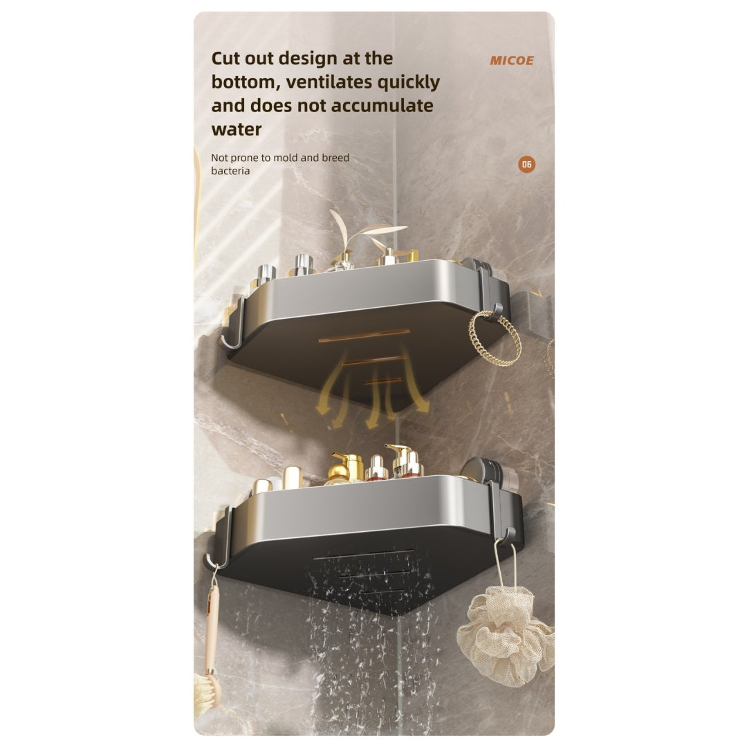 Suction Cup Bathroom Corner Bracket