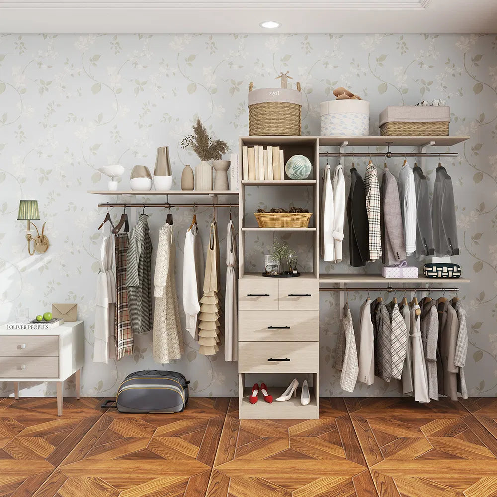 Wooden Rack Closet Organizer