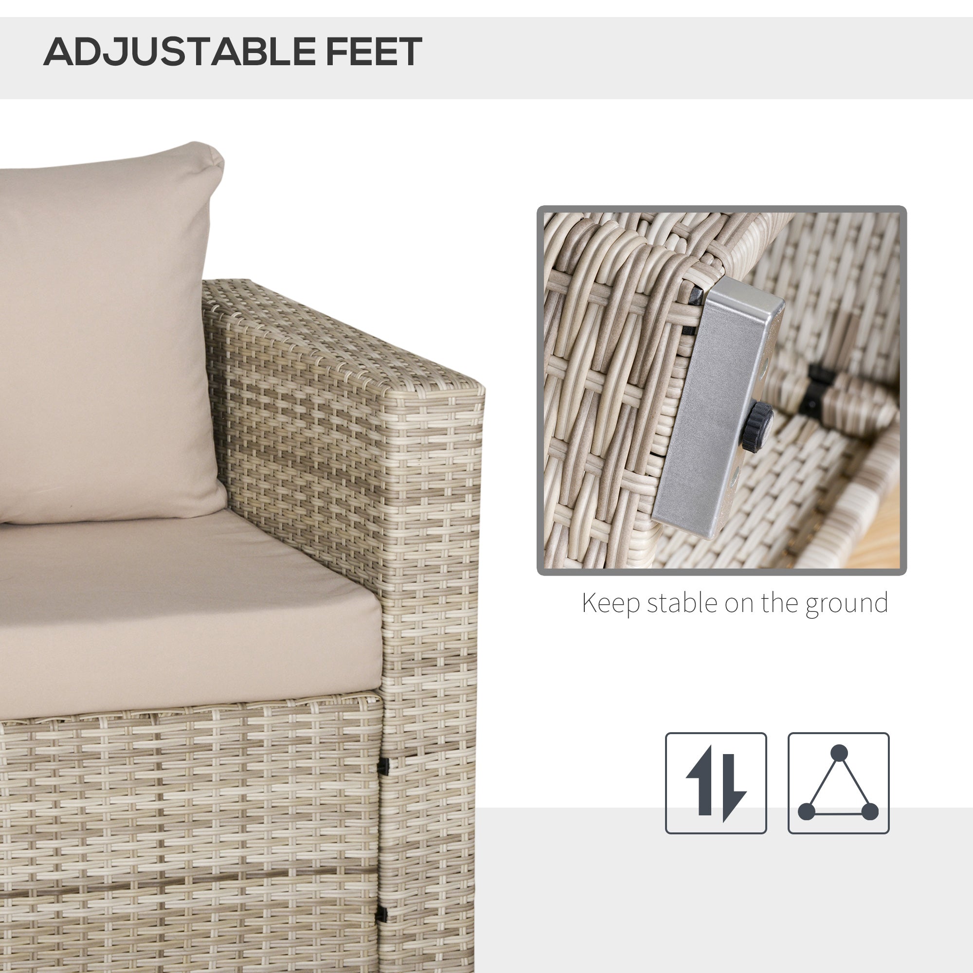 Charcoal Industrial Patio Set