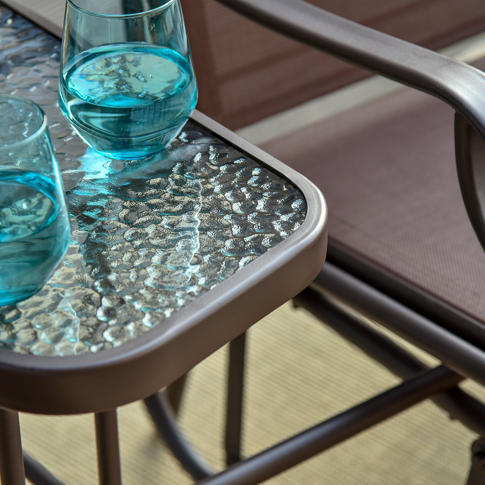 Double Outdoor Glider Rocker