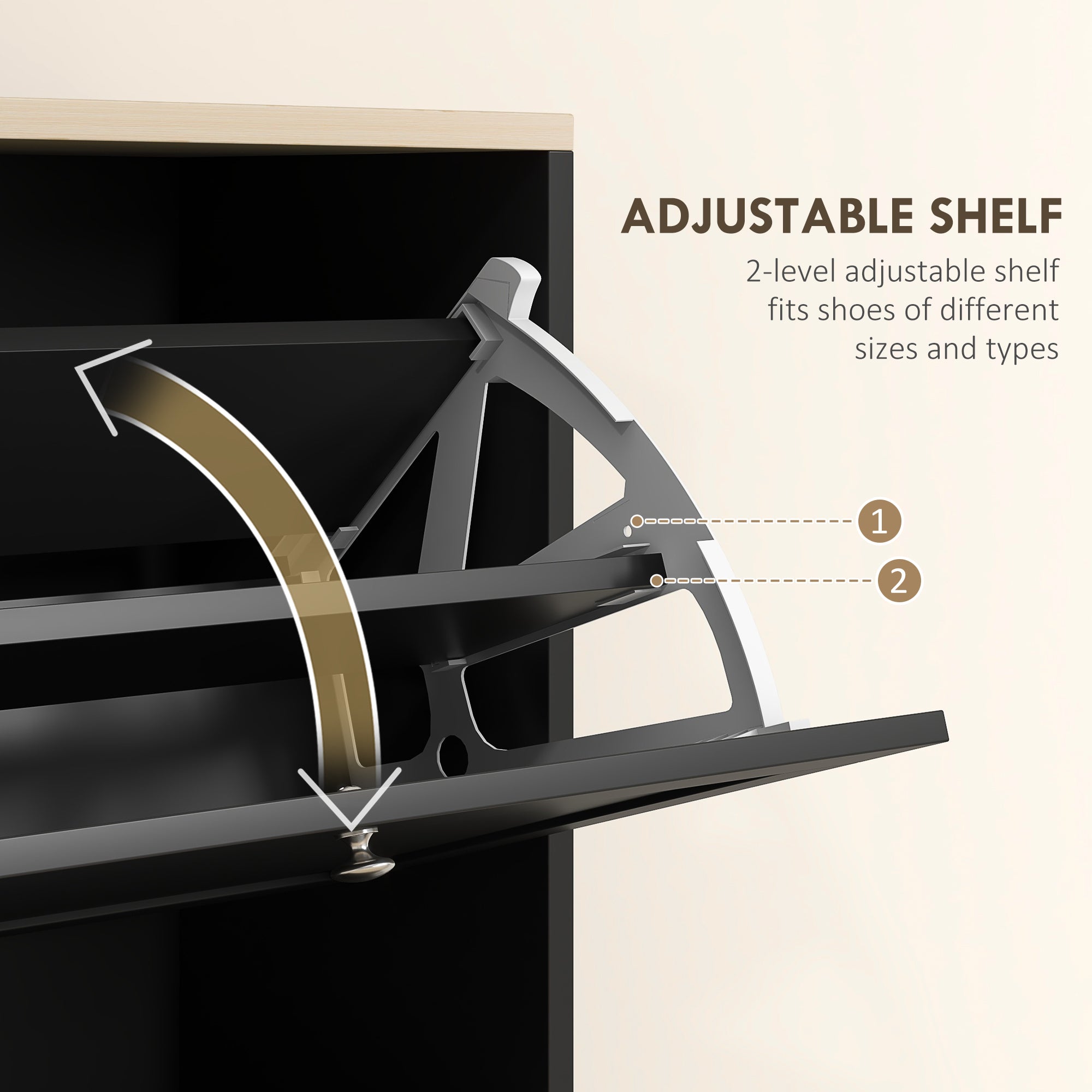 Portable Shoe Storage Cabinet