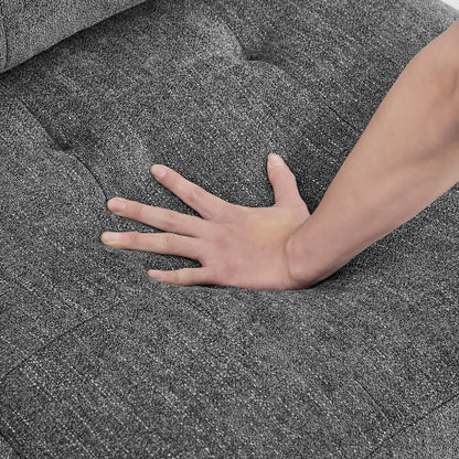 Corner Sofa For Modular Sectional,Grey Chenille 31.5x31.5x36.