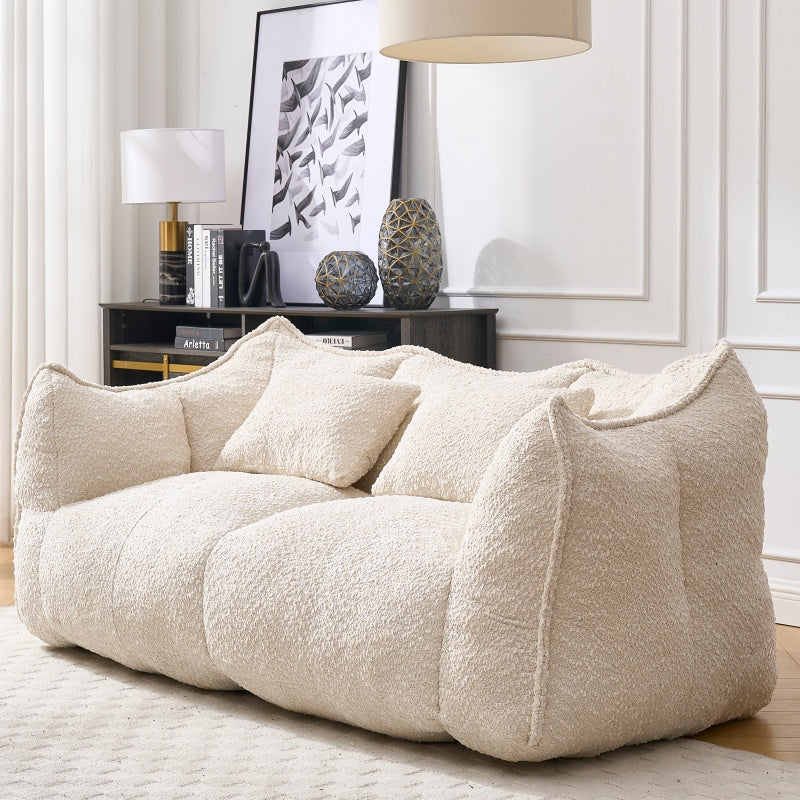 Boucle Bean Bag Chair