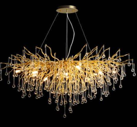 Crystal Water Drop Chandelier
