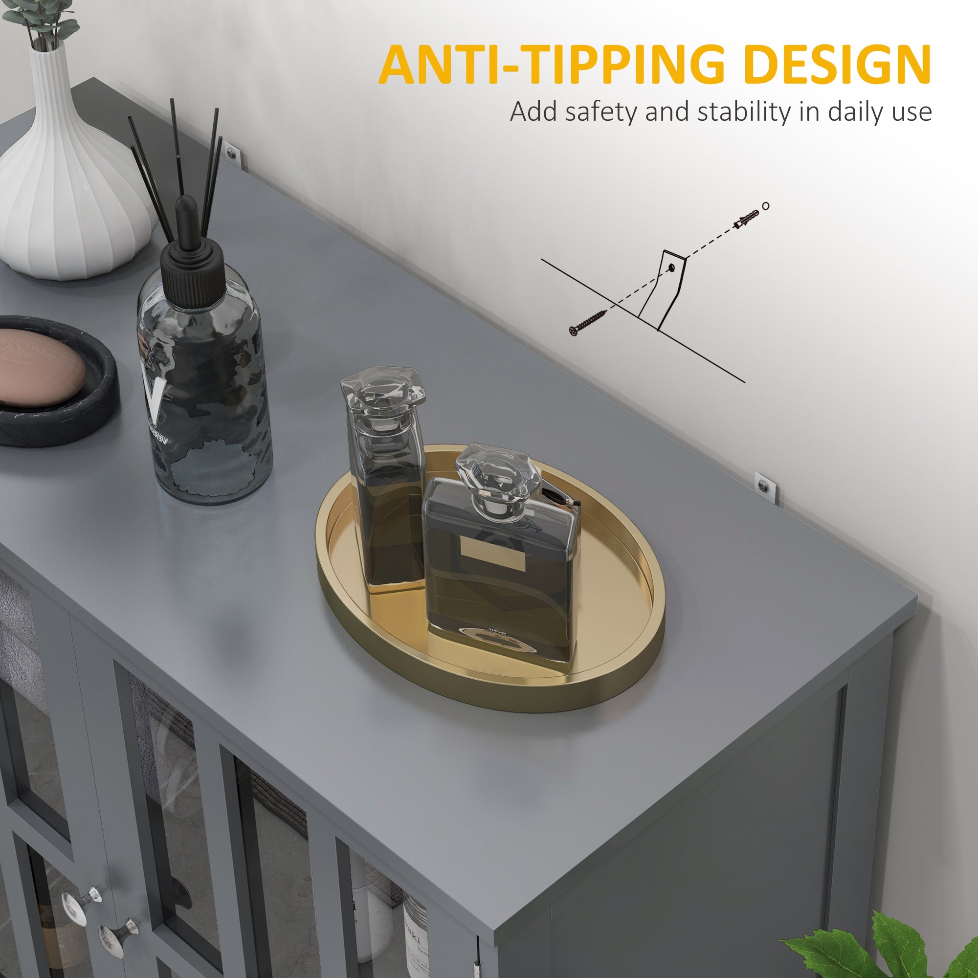 MDF Two-Tier Sideboard