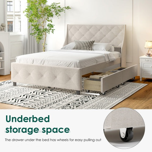 Carbon Gray Metal Bed
