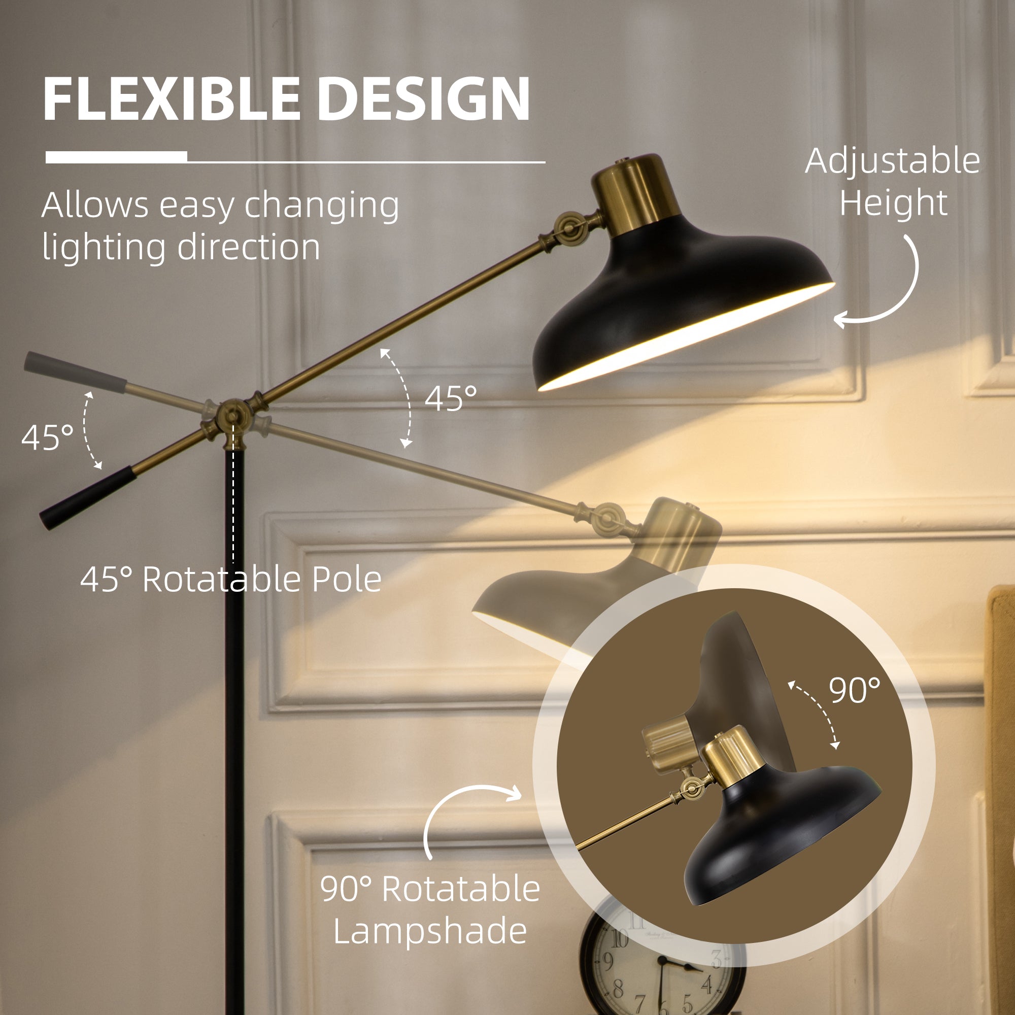 Adjustable Modern Floor Lamp