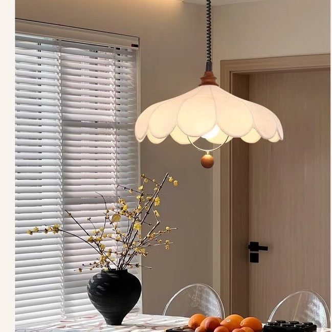French Retro Cream Style Dining Roomliving Room Chandelier Retractable