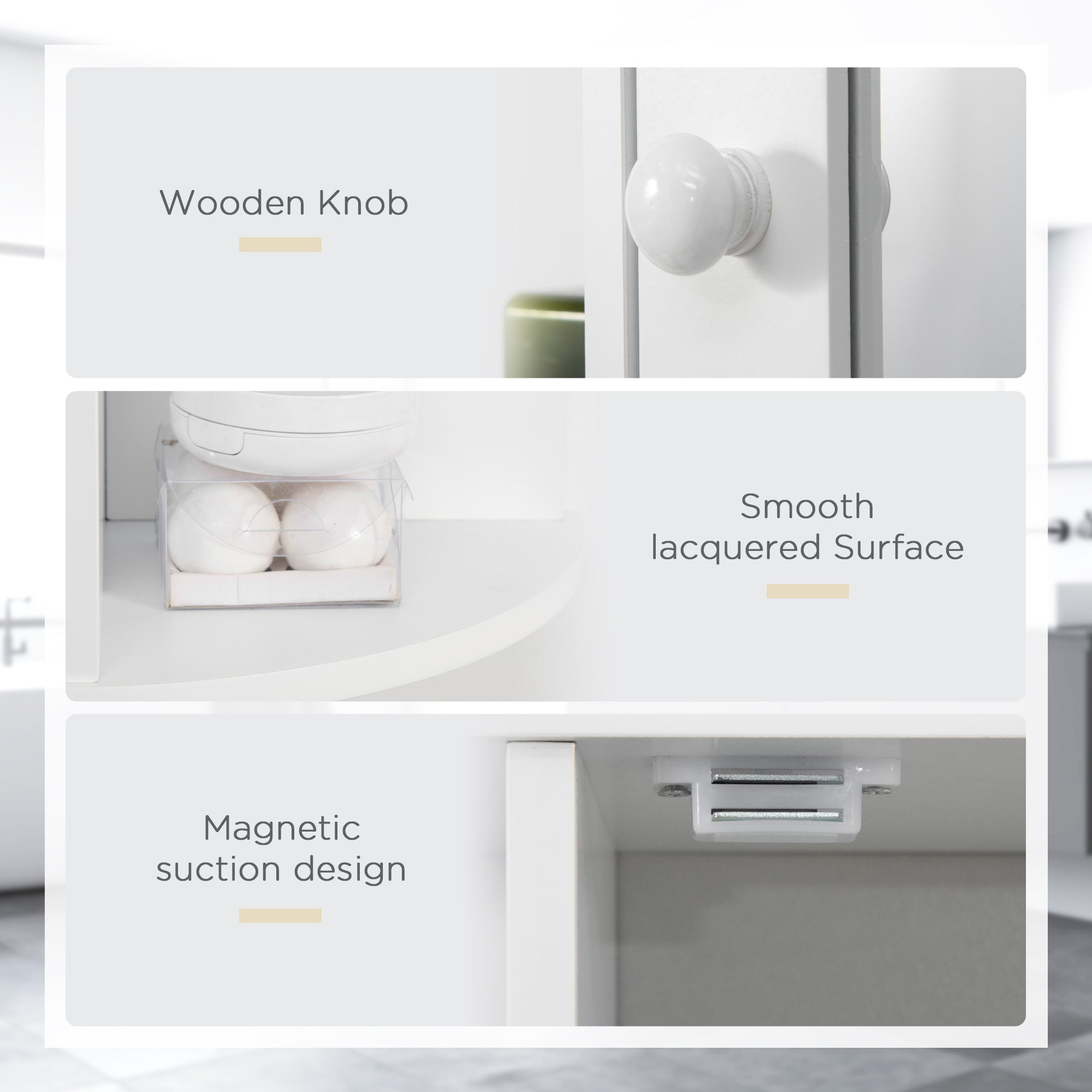 Glossy Mirrored Medicine Cabinet