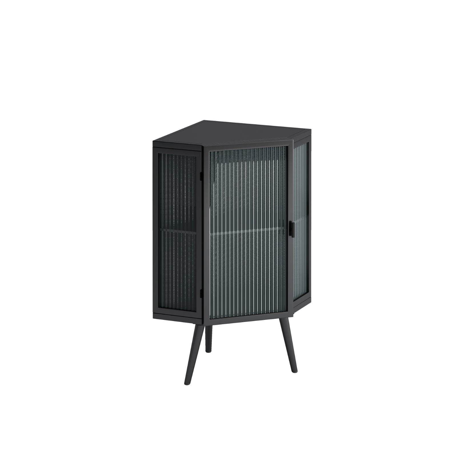Glass Corner Cabinet