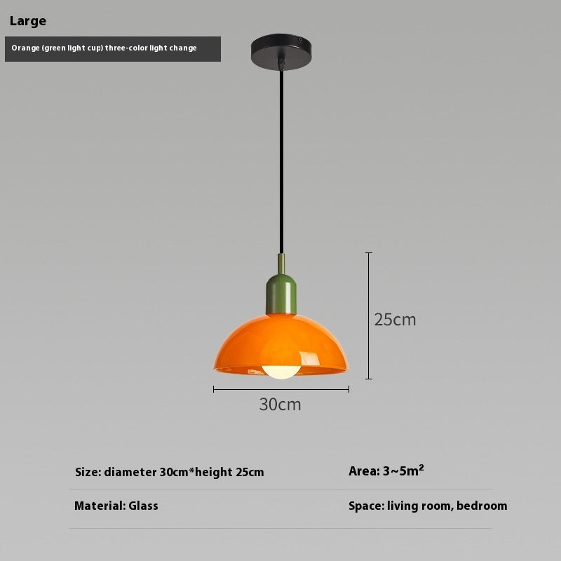 Antique Chandelier Restaurant Simple Modern Bauhaus Creative Glass Retro