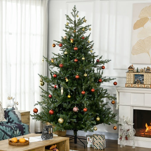 Green Wide Christmas Tree
