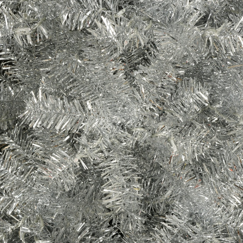 Silver Pre-Lit Christmas Tree