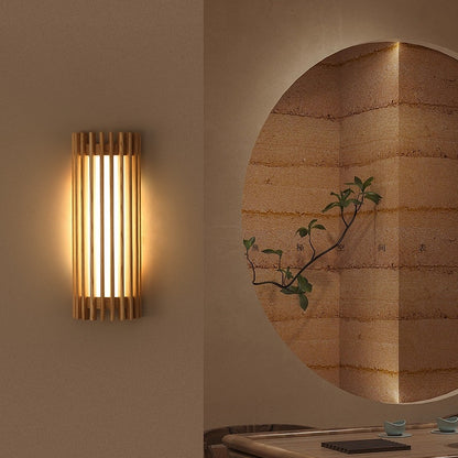 Walnut Wall Lamp Living Room Wall Light Bulb Hotel Corridor