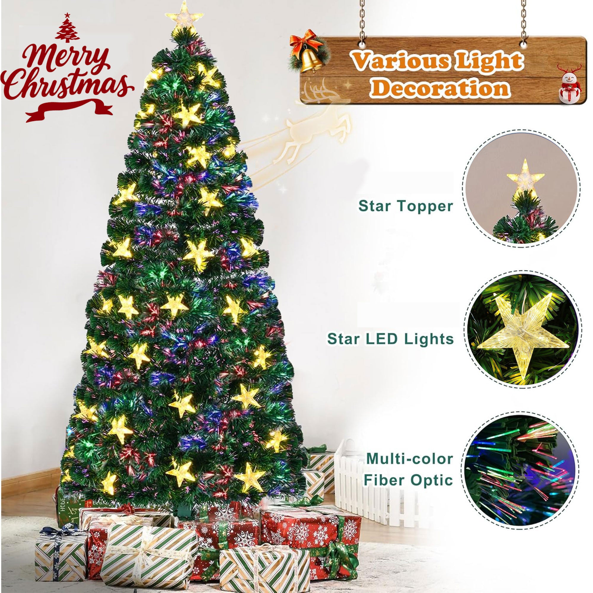Fiber Optic Spruce Tree