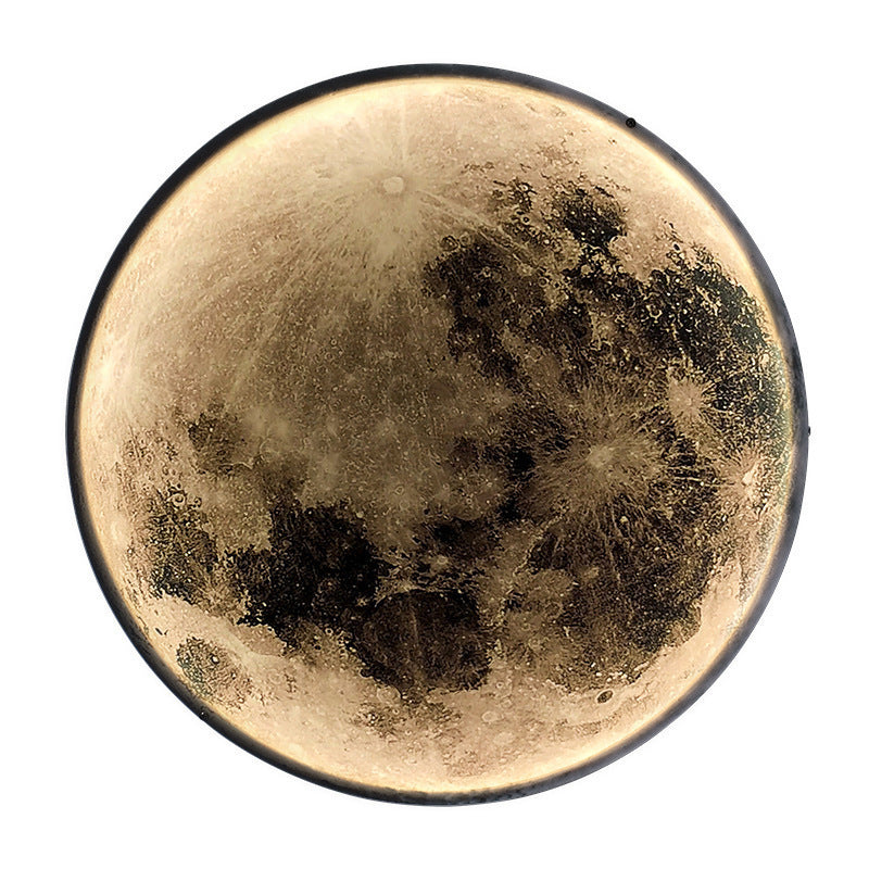 Moon Wall Bedroom Bedside Living Room Background Wall Decorative Lamp