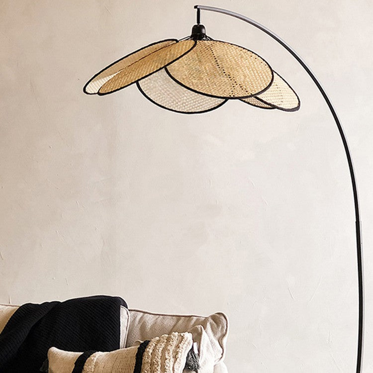 Rattan Vine Floor Lamp