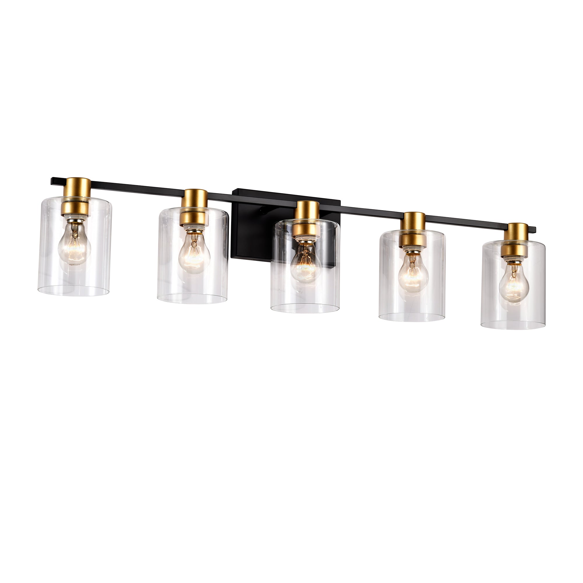 Black Vintage Glass Light