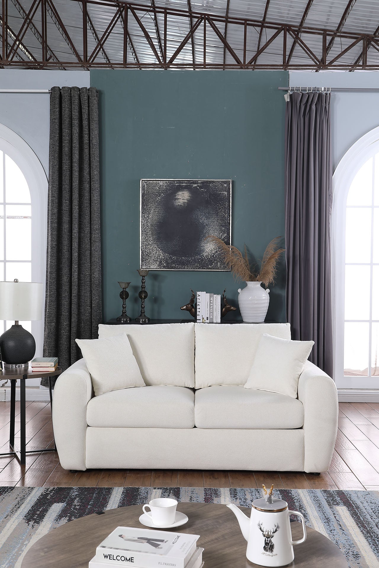 Beige Compressed Sofa