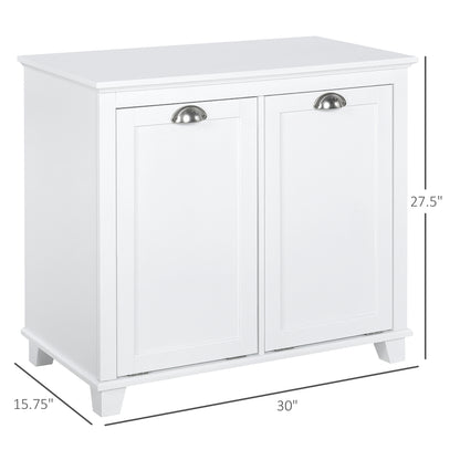 Dual Tilt out Laundry Hamper Cabinet