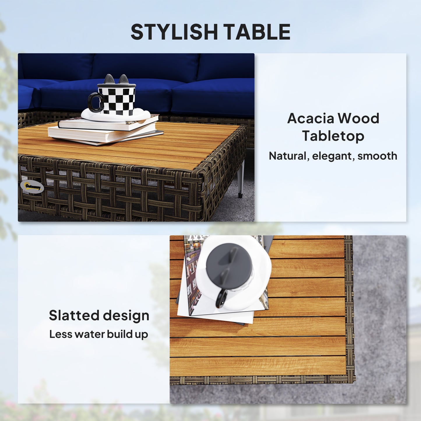 7 Piece Patio Furniture Set