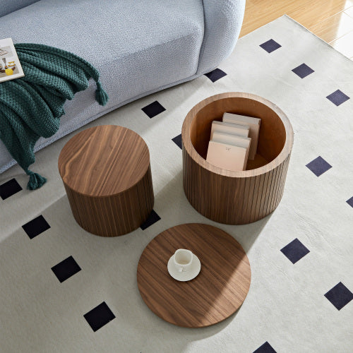 Walnut MDF Nesting Table