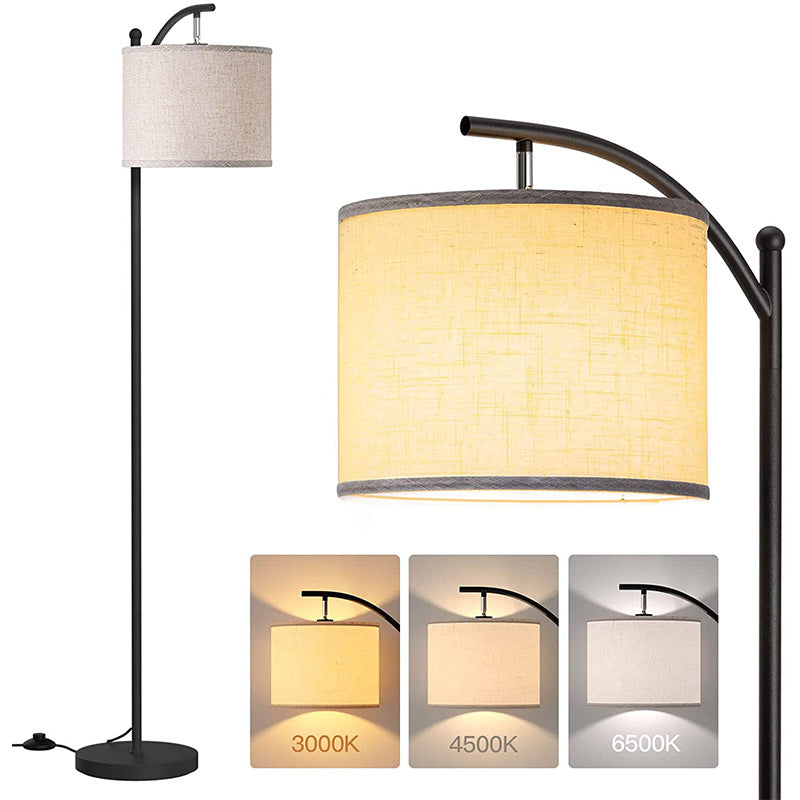 Black Fabric Floor Lamp