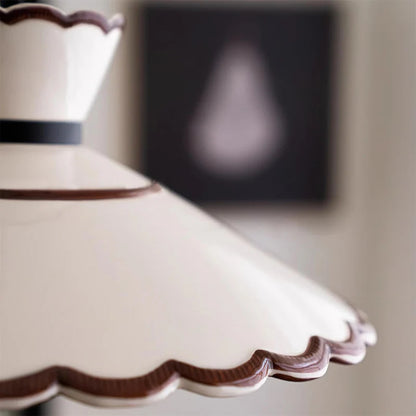 Single-head Brass Tea Room Restaurant Bar Ceramic Bedside Small Droplight