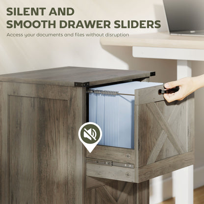 Vertical File Cabinet with 2 Drawers