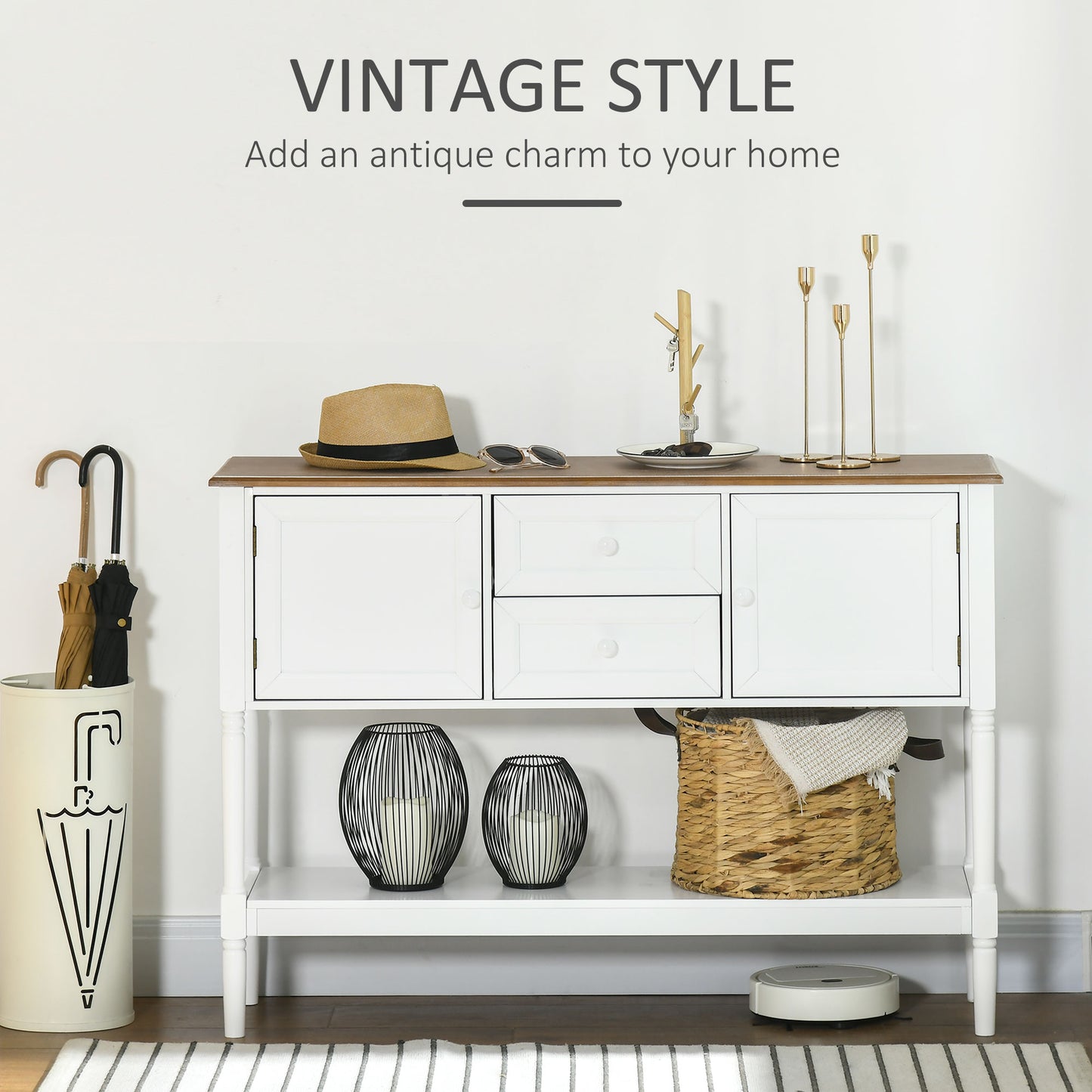 Console Table with Drawers