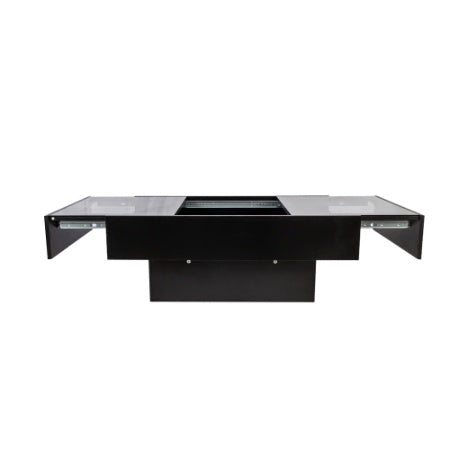 Coffee Table With Sliding Tabletop, Center Table With Hidden Storage Compartment, Extendable Table For Living Room