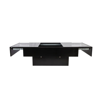 Coffee Table With Sliding Tabletop, Center Table With Hidden Storage Compartment, Extendable Table For Living Room